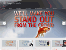 Tablet Screenshot of designconcepts.ie